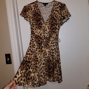 Leopard print dress